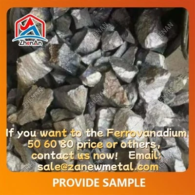 10-50 mm 50 % Ferrovanadium klumper