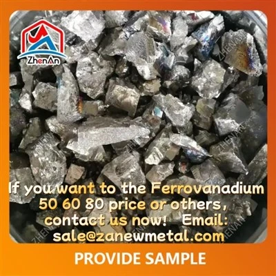 50%min Ferrovanadium 10-150mm